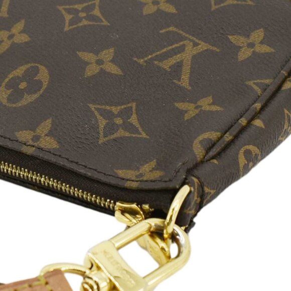 Louis Vuitton  Multi Pochette Accessoires Monogram Canvas Crossbody Bag Olive - Picture 8 of 13